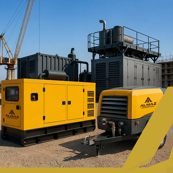 Generators & compressors for site power