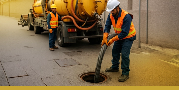 Professional & Efficient Sewage removal services Saudi Arabia
